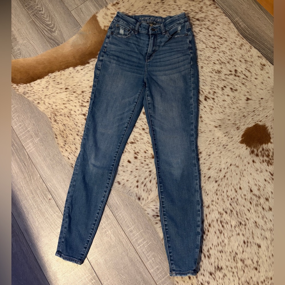 American Eagle Outfitters Blue Skinny Jeans